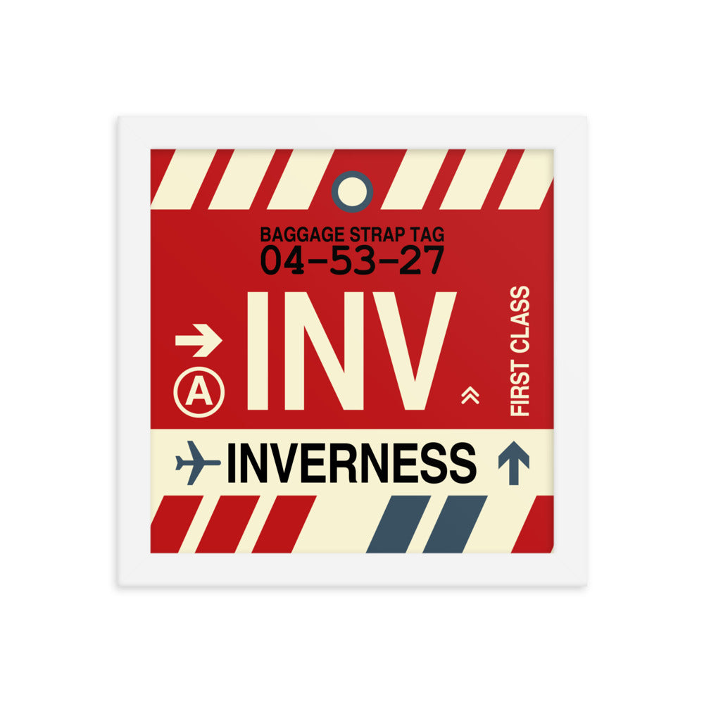 Travel-Themed Framed Print • INV Inverness Souvenir • YHM Designs - Image 11