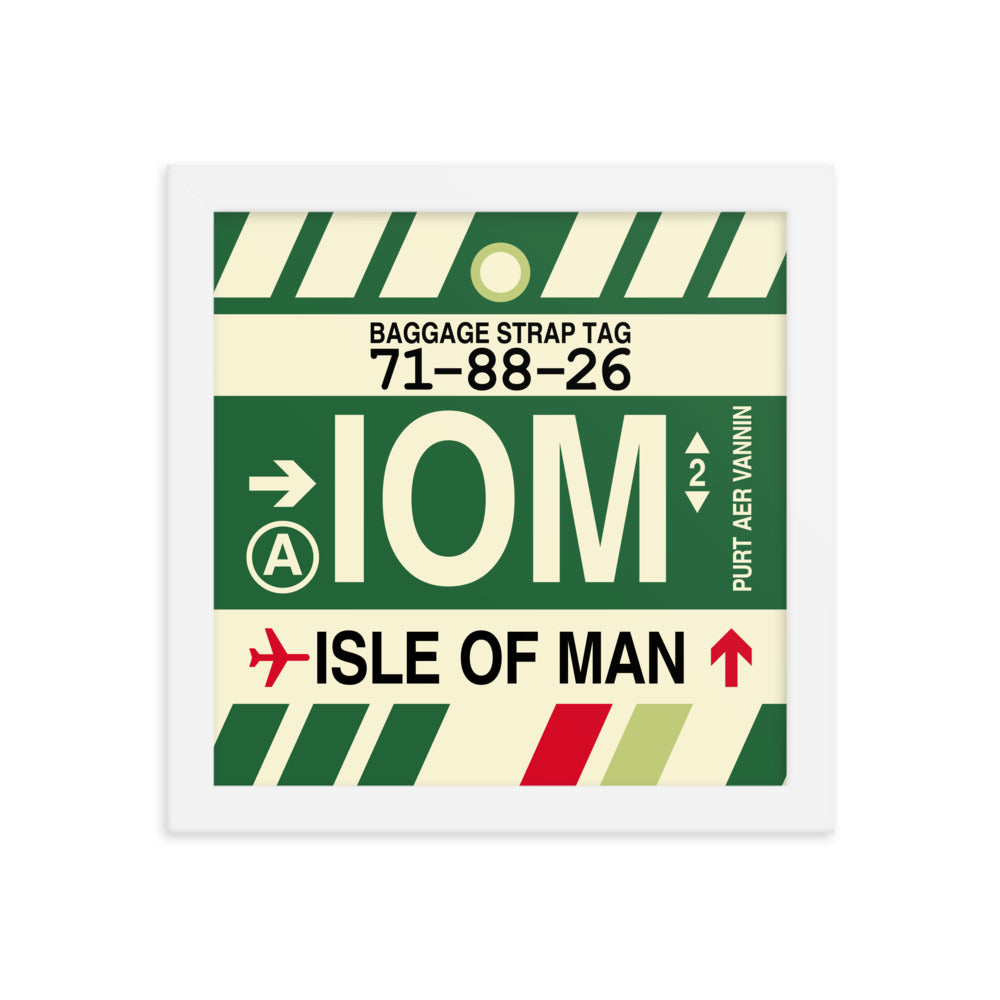 Travel-Themed Framed Print • IOM Isle of Man Souvenir • YHM Designs - Image 11