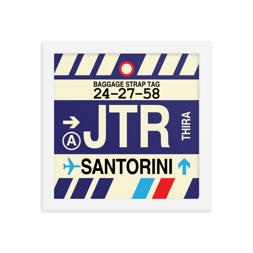 Travel-Themed Framed Print • JTR Santorini Souvenir • YHM Designs - Image 11