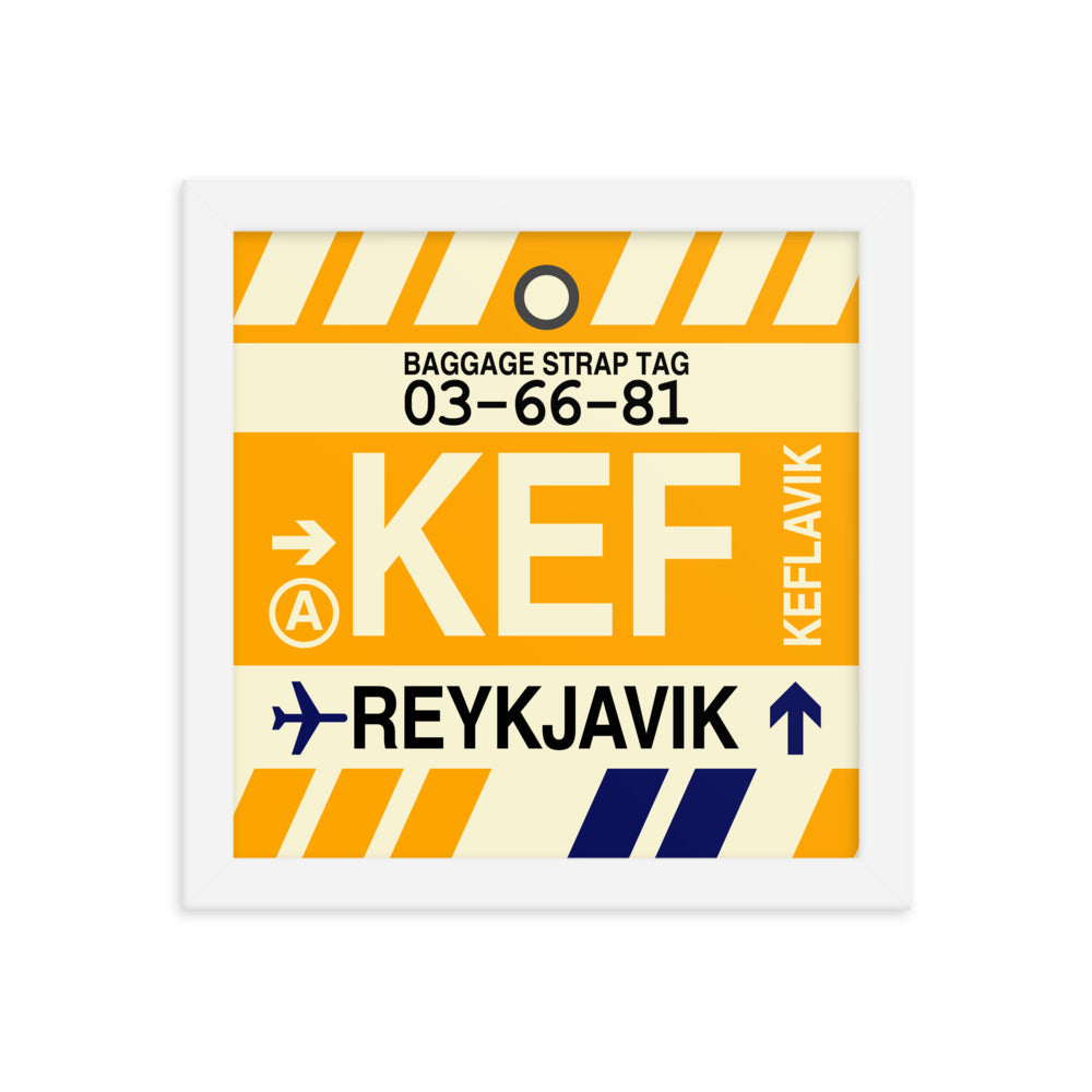 Travel-Themed Framed Print • KEF Reykjavik Souvenir • YHM Designs - Image 11