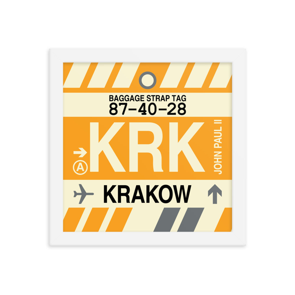 Travel-Themed Framed Print • KRK Krakow Souvenir • YHM Designs - Image 11