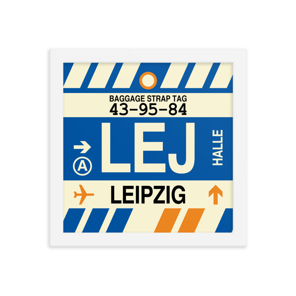 Travel-Themed Framed Print • LEJ Leipzig Souvenir • YHM Designs - Image 11