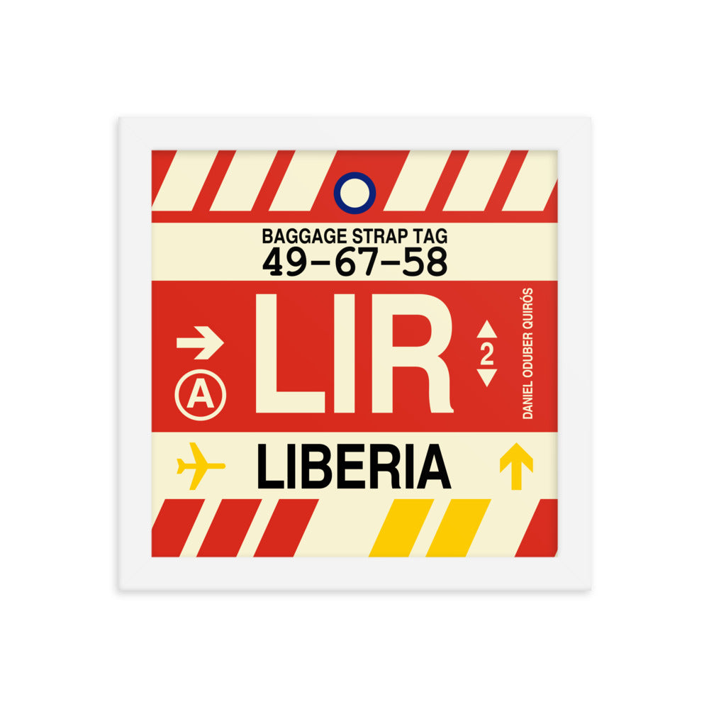 Travel-Themed Framed Print • LIR Liberia Souvenir • YHM Designs - Image 11