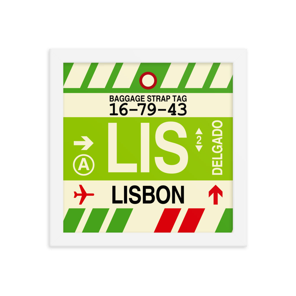 Travel-Themed Framed Print • LIS Lisbon Souvenir • YHM Designs - Image 11