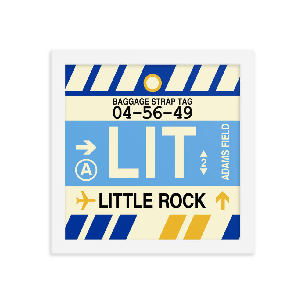 Travel-Themed Framed Print • LIT Little Rock Souvenir • YHM Designs - Image 11