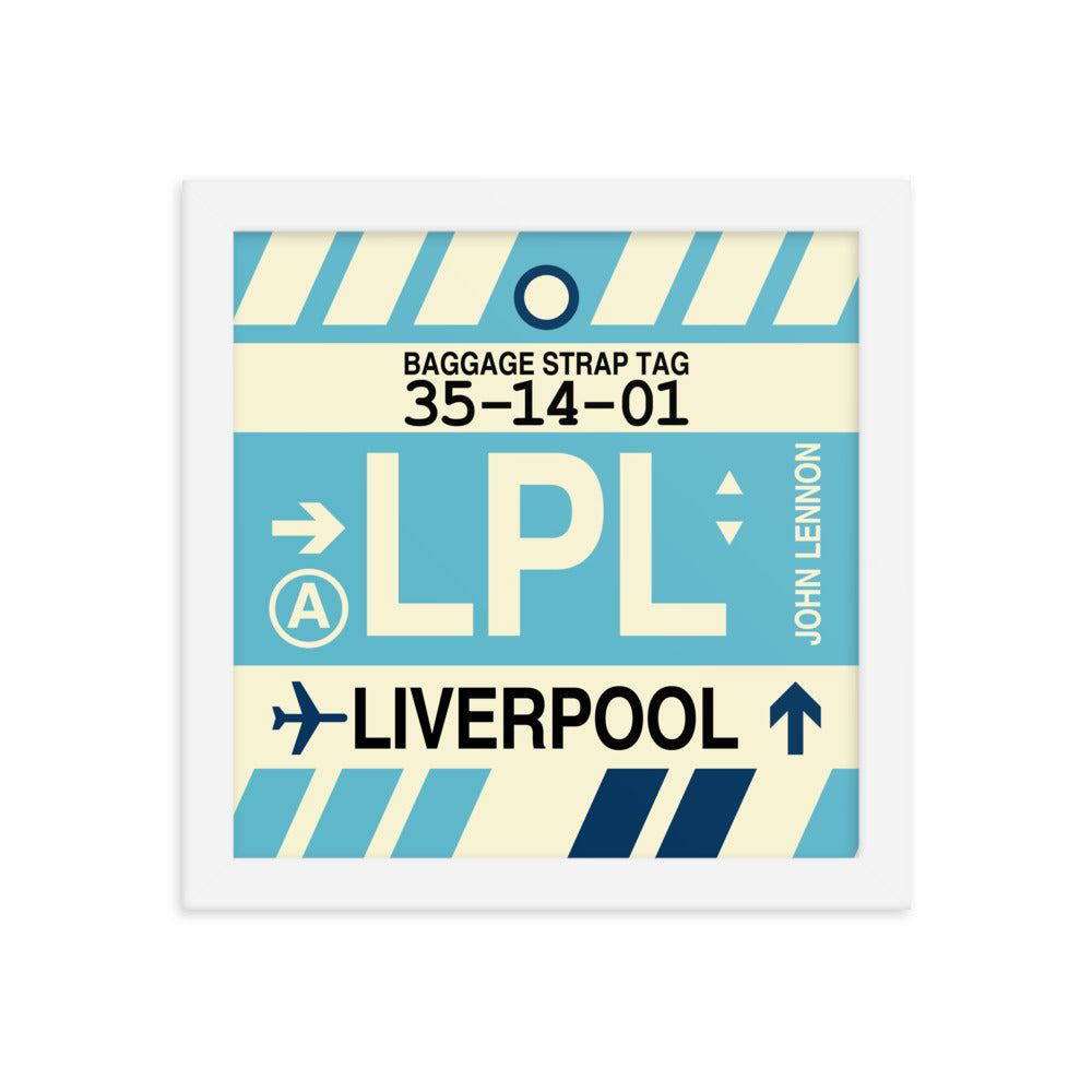 Travel-Themed Framed Print • LPL Liverpool Souvenir • YHM Designs - Image 11