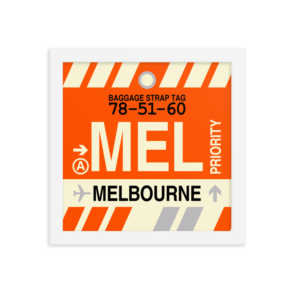 Travel-Themed Framed Print • MEL Melbourne Souvenir • YHM Designs - Image 11