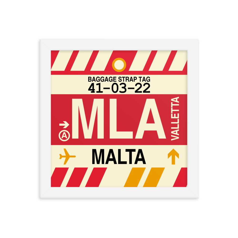 Travel-Themed Framed Print • MLA Valletta Souvenir • YHM Designs - Image 11