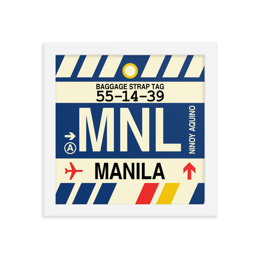 Travel-Themed Framed Print • MNL Manila Souvenir • YHM Designs - Image 11