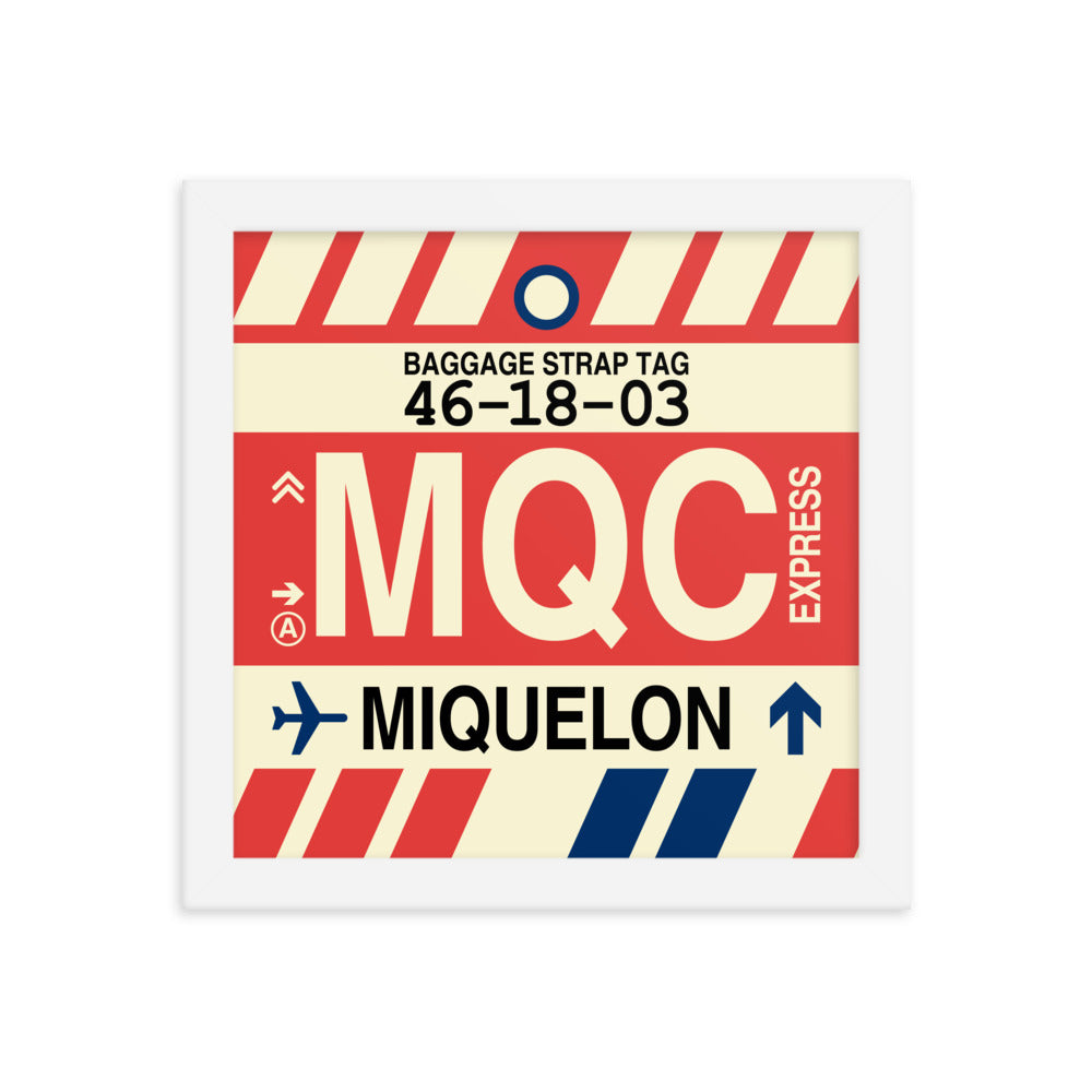 Travel-Themed Framed Print • MQC Miquelon Souvenir • YHM Designs - Image 11