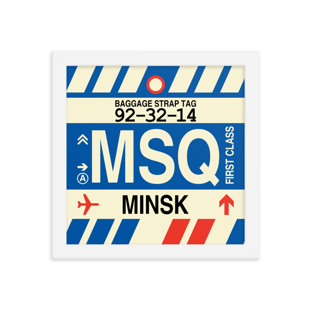 Travel-Themed Framed Print • MSQ Minsk Souvenir • YHM Designs - Image 11