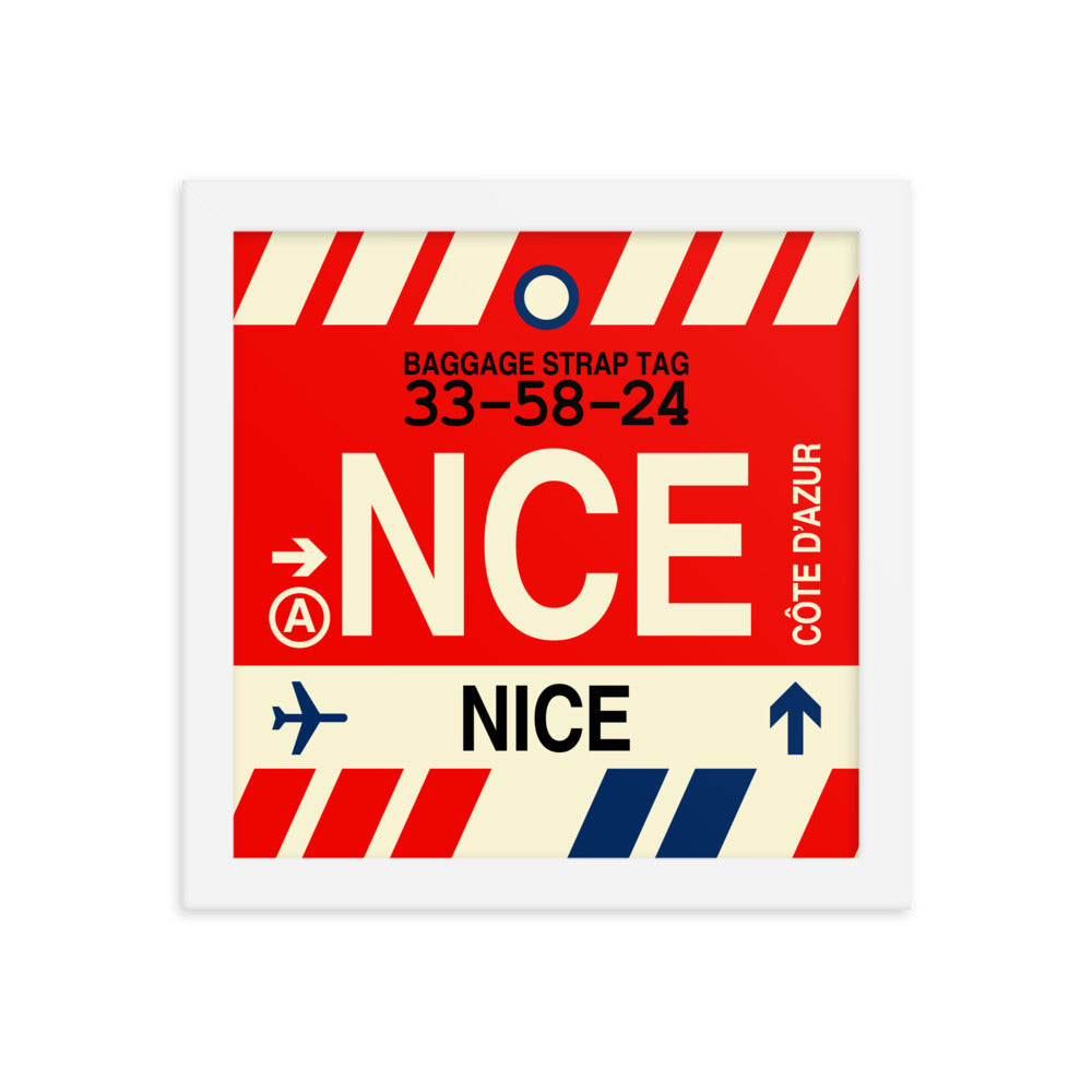 Travel-Themed Framed Print • NCE Nice • YHM Designs - Image 11
