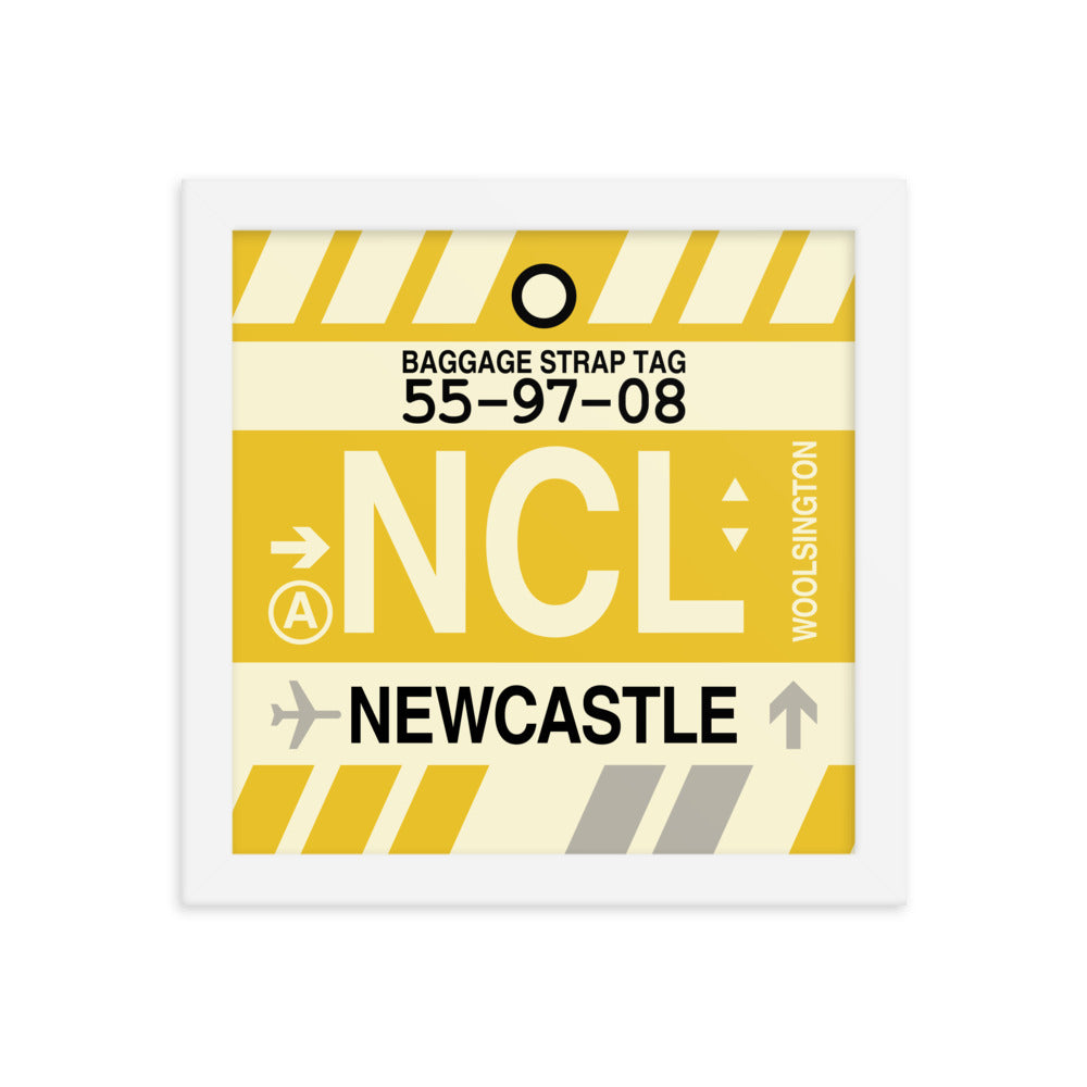 Travel-Themed Framed Print • NCL Newcastle Souvenir • YHM Designs - Image 11