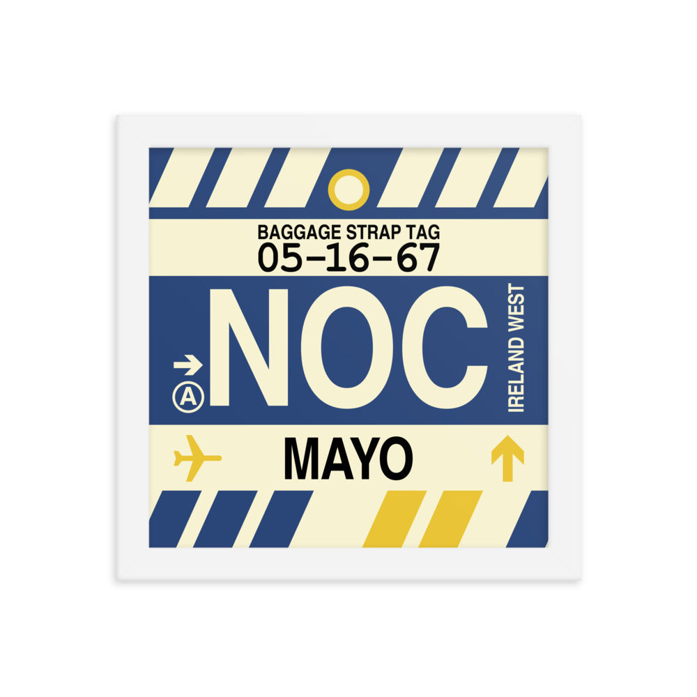 Travel-Themed Framed Print • NOC Mayo Souvenir • YHM Designs - Image 11