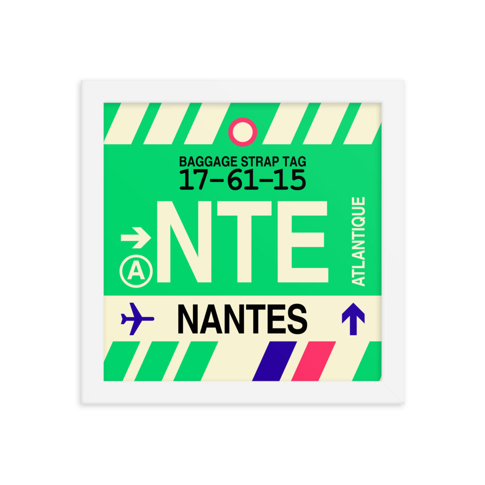 Travel-Themed Framed Print • NTE Nantes • YHM Designs - Image 11