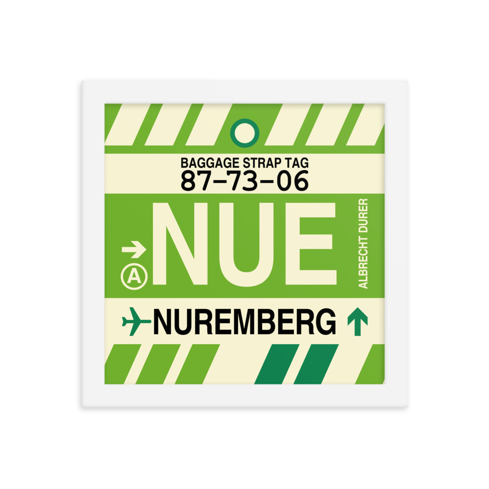 Travel-Themed Framed Print • NUE Nuremberg Souvenir • YHM Designs - Image 11
