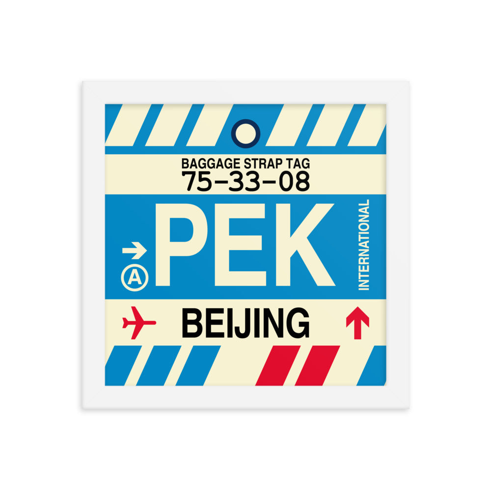 Travel-Themed Framed Print • PEK Beijing Souvenir • YHM Designs - Image 11