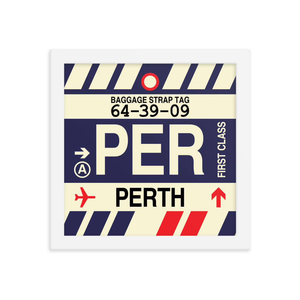 Travel-Themed Framed Print • PER Perth • YHM Designs - Image 11
