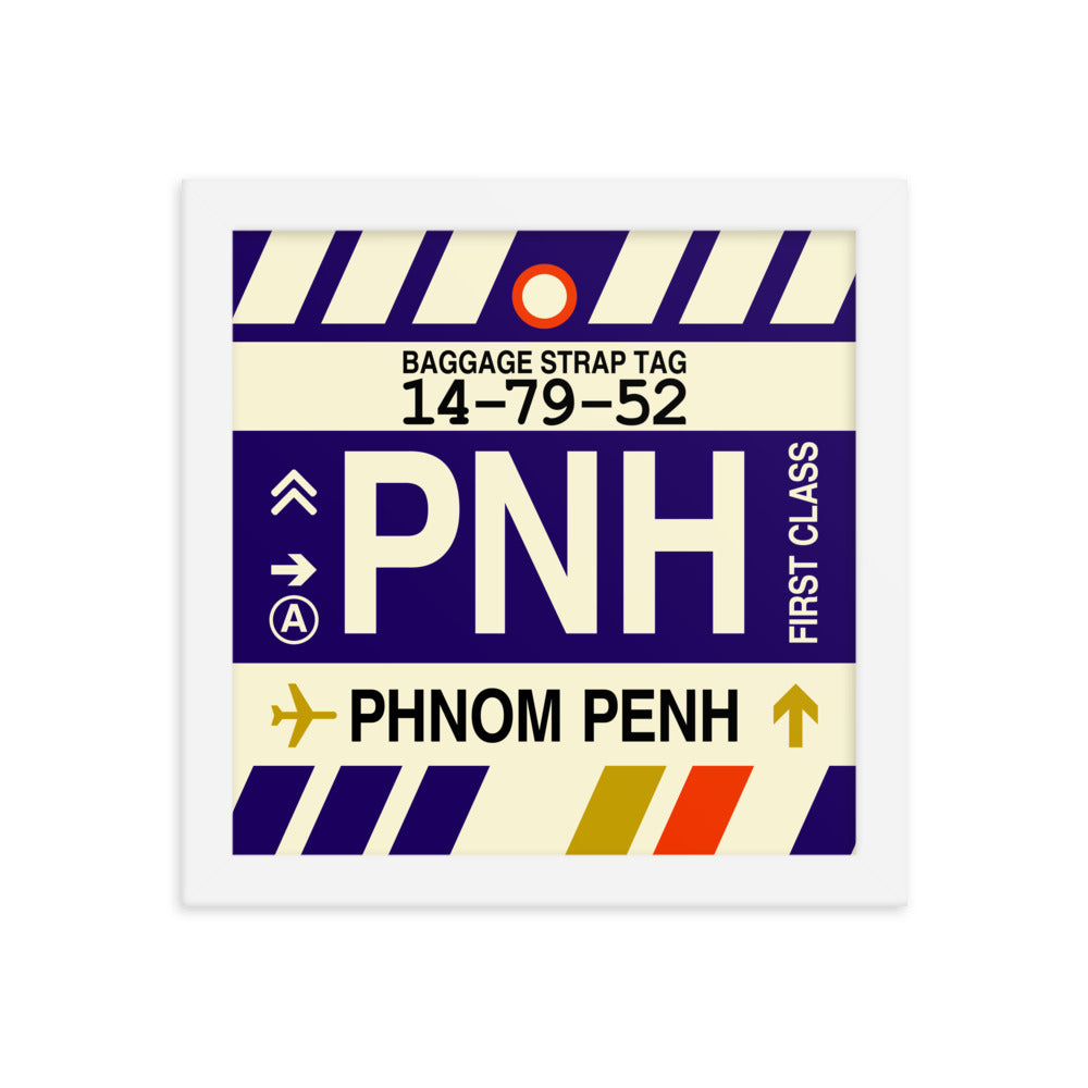 Travel-Themed Framed Print • PNH Phnom Penh Souvenir • YHM Designs - Image 11