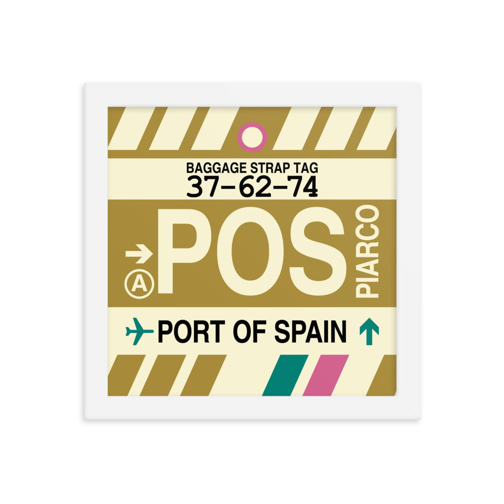 Travel-Themed Framed Print • POS Port of Spain Souvenir • YHM Designs - Image 11