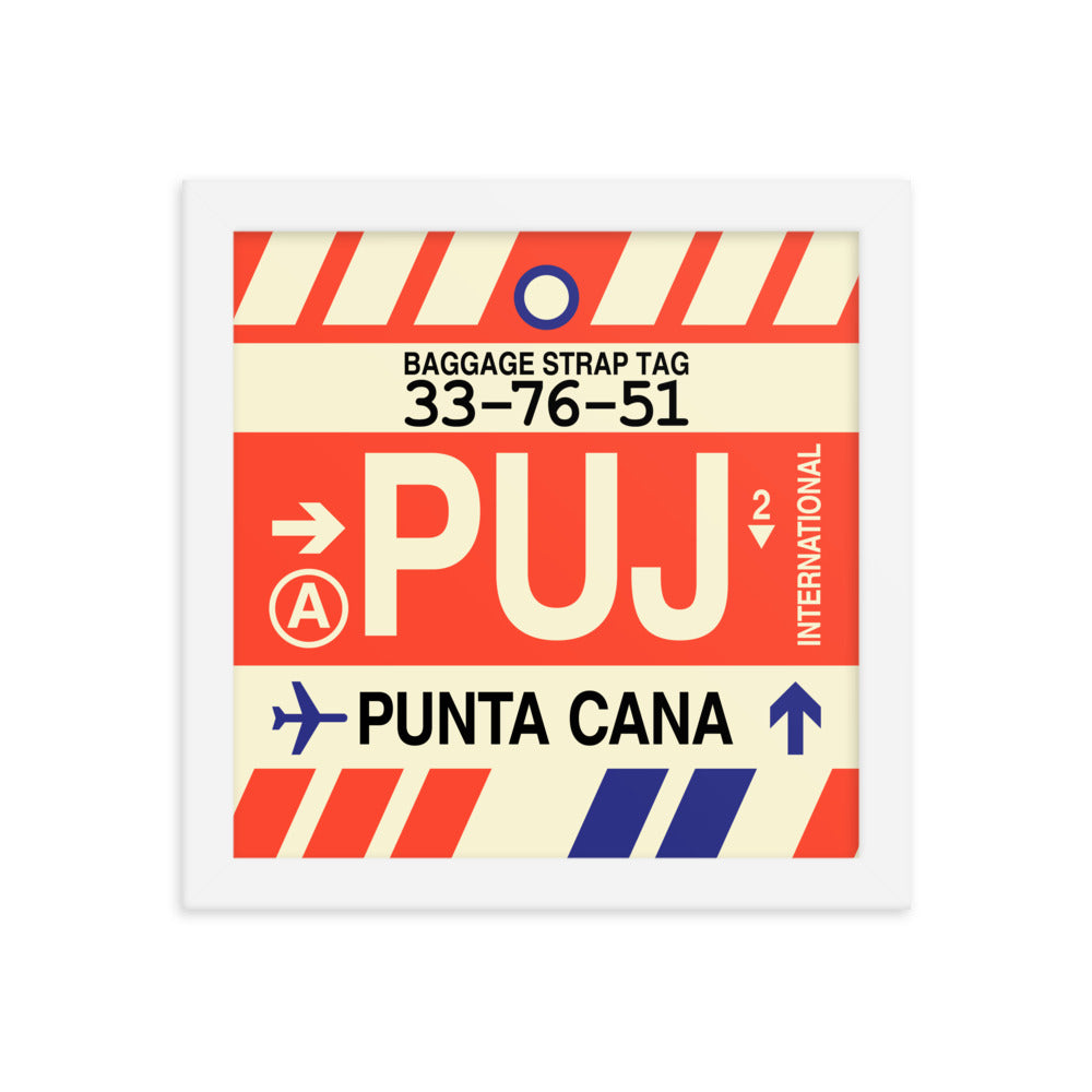 Travel-Themed Framed Print • PUJ Punta Cana Souvenir • YHM Designs - Image 11