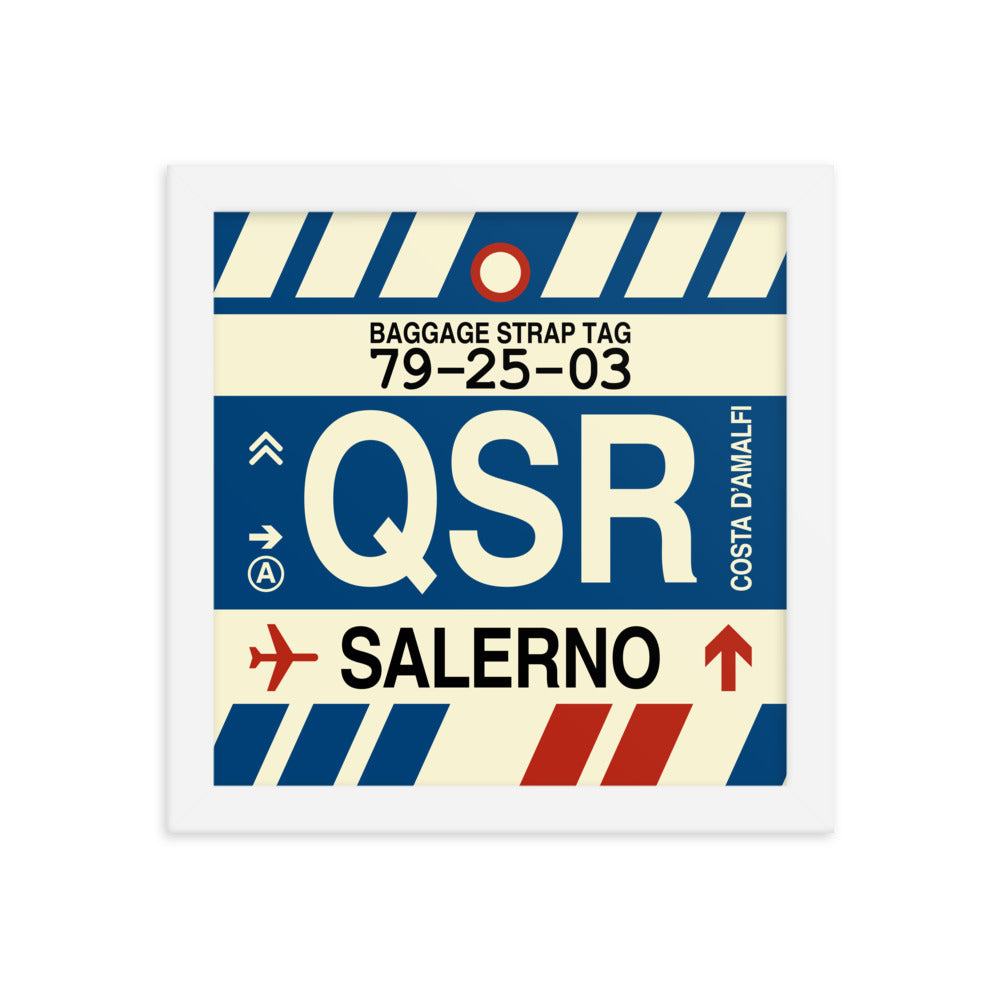 Travel-Themed Framed Print • QSR Salerno Souvenir • YHM Designs - Image 11