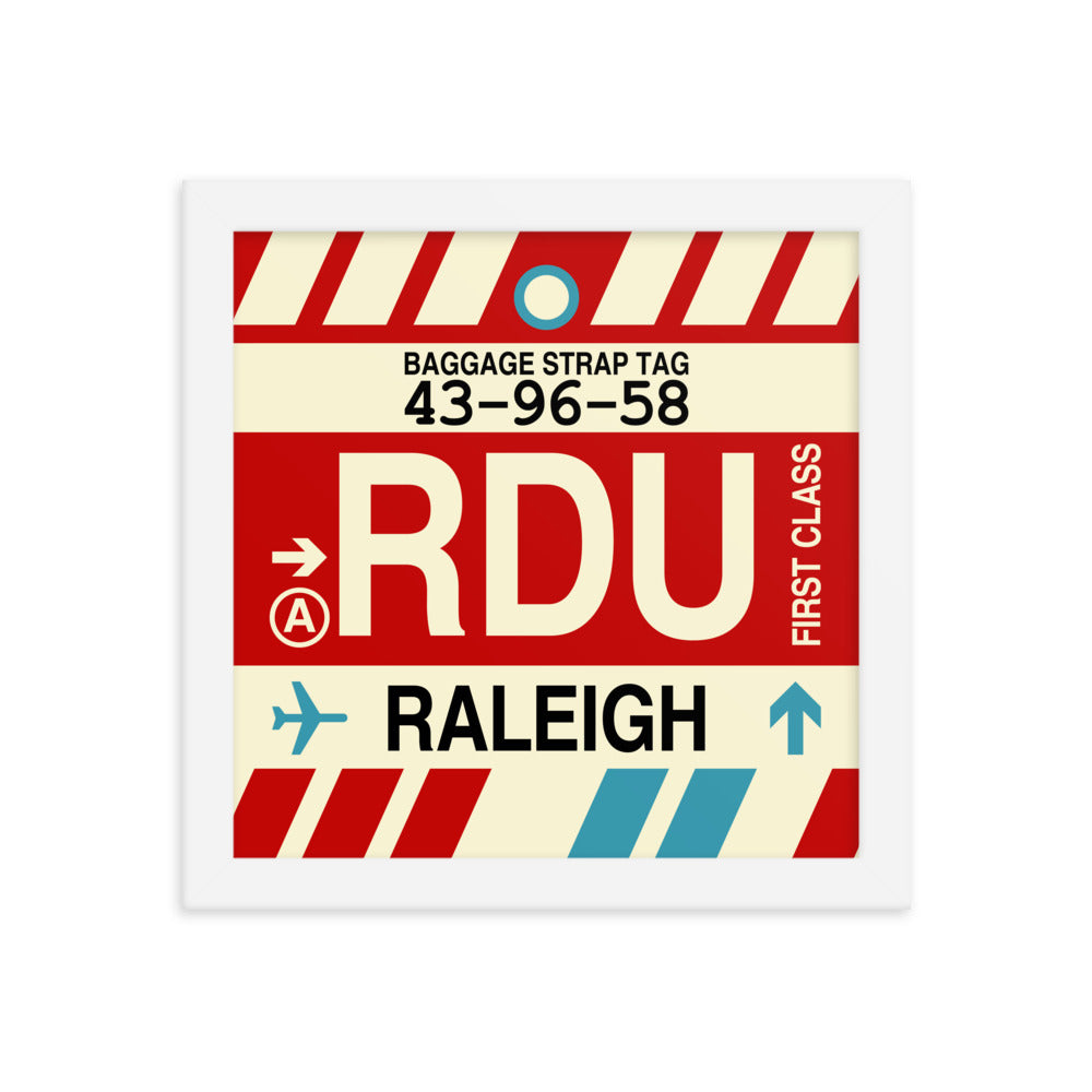 Travel-Themed Framed Print • RDU Raleigh Souvenir • YHM Designs - Image 11