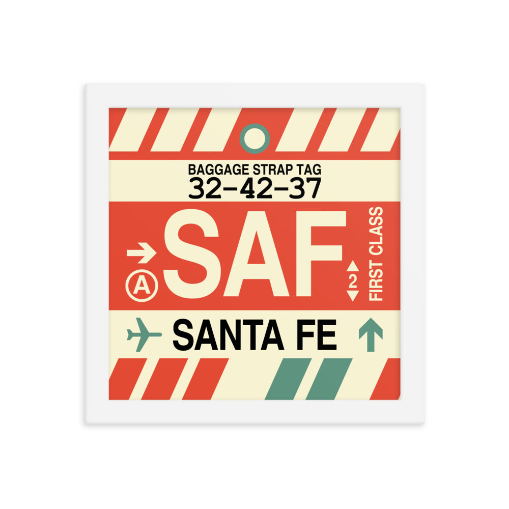 Travel-Themed Framed Print • SAF Santa Fe Souvenir • YHM Designs - Image 11