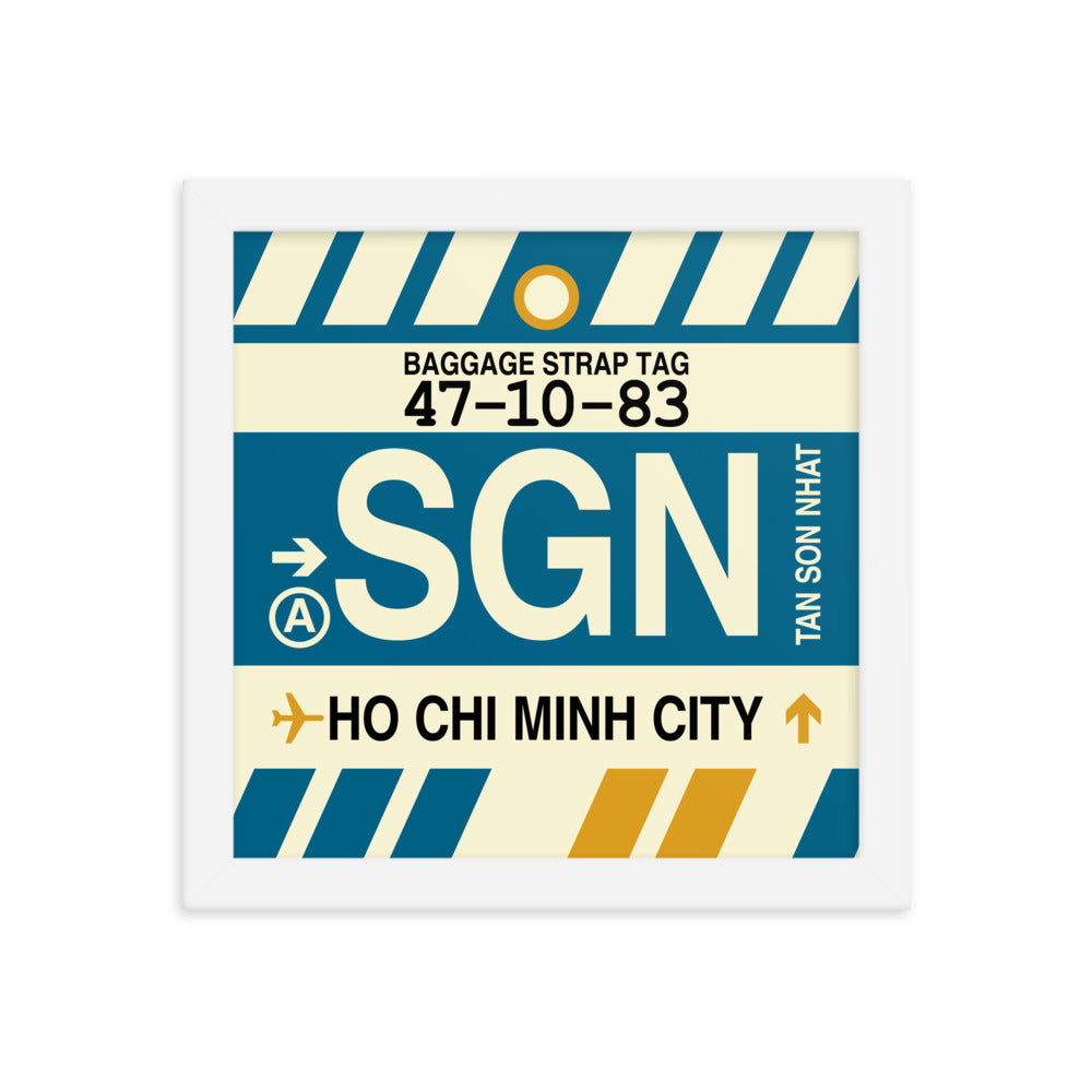 Travel-Themed Framed Print • SGN Ho Chi Minh City • YHM Designs - Image 11