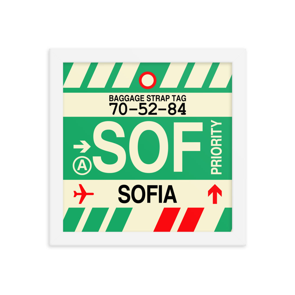 Travel-Themed Framed Print • SOF Sofia Souvenir • YHM Designs - Image 11