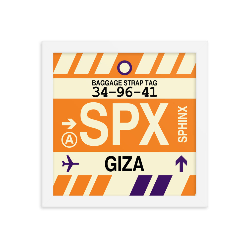 Travel-Themed Framed Print • SPX Giza • YHM Designs - Image 11