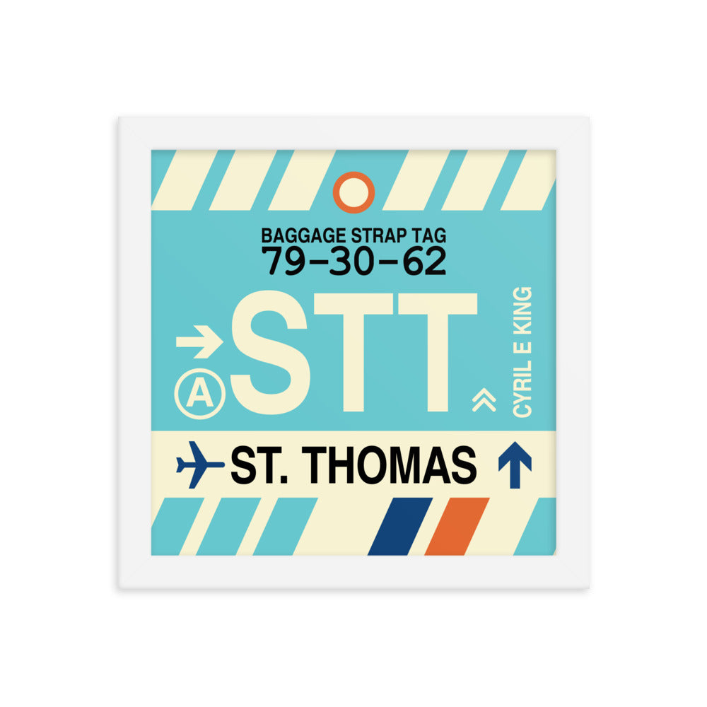 Travel-Themed Framed Print • STT St. Thomas • YHM Designs - Image 11