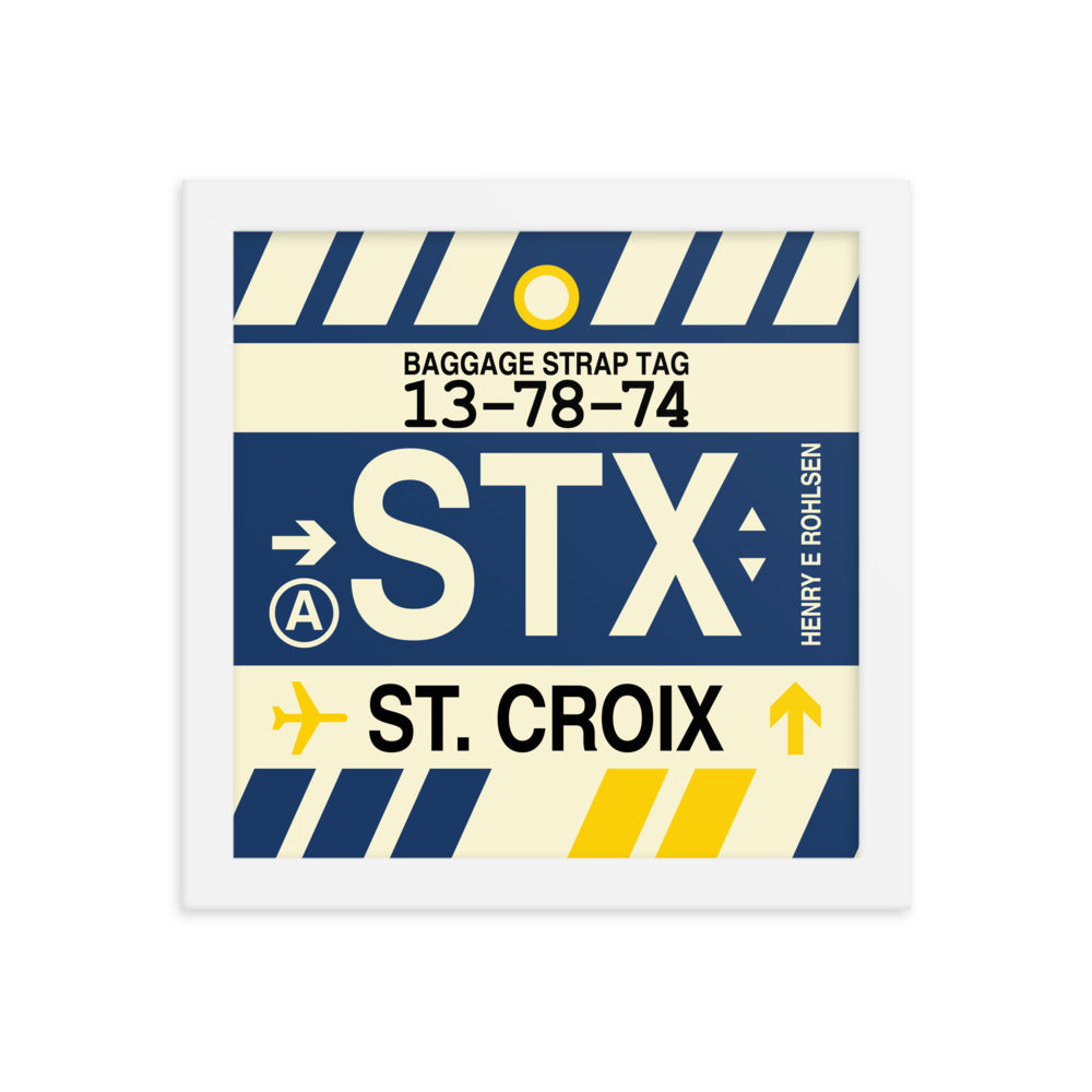 Travel-Themed Framed Print • STX St. Croix • YHM Designs - Image 11