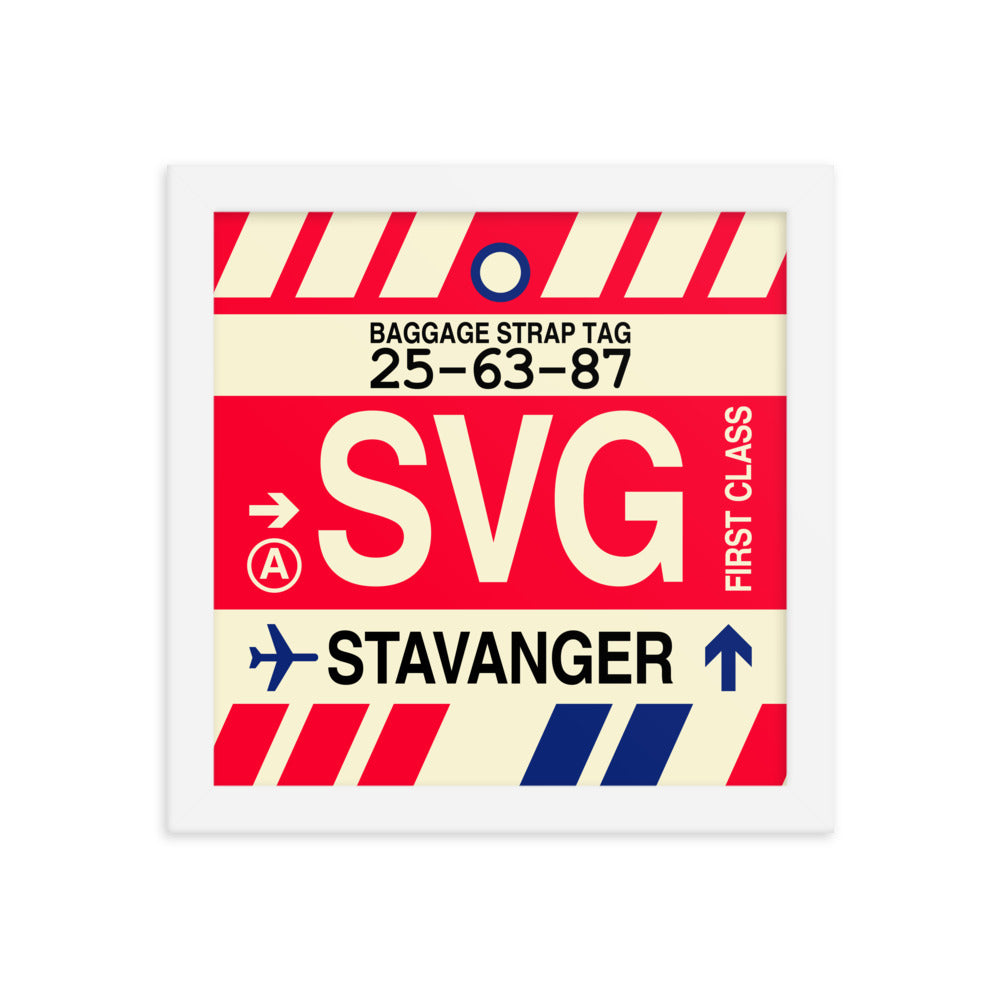 Travel-Themed Framed Print • SVG Stavanger Souvenir • YHM Designs - Image 11