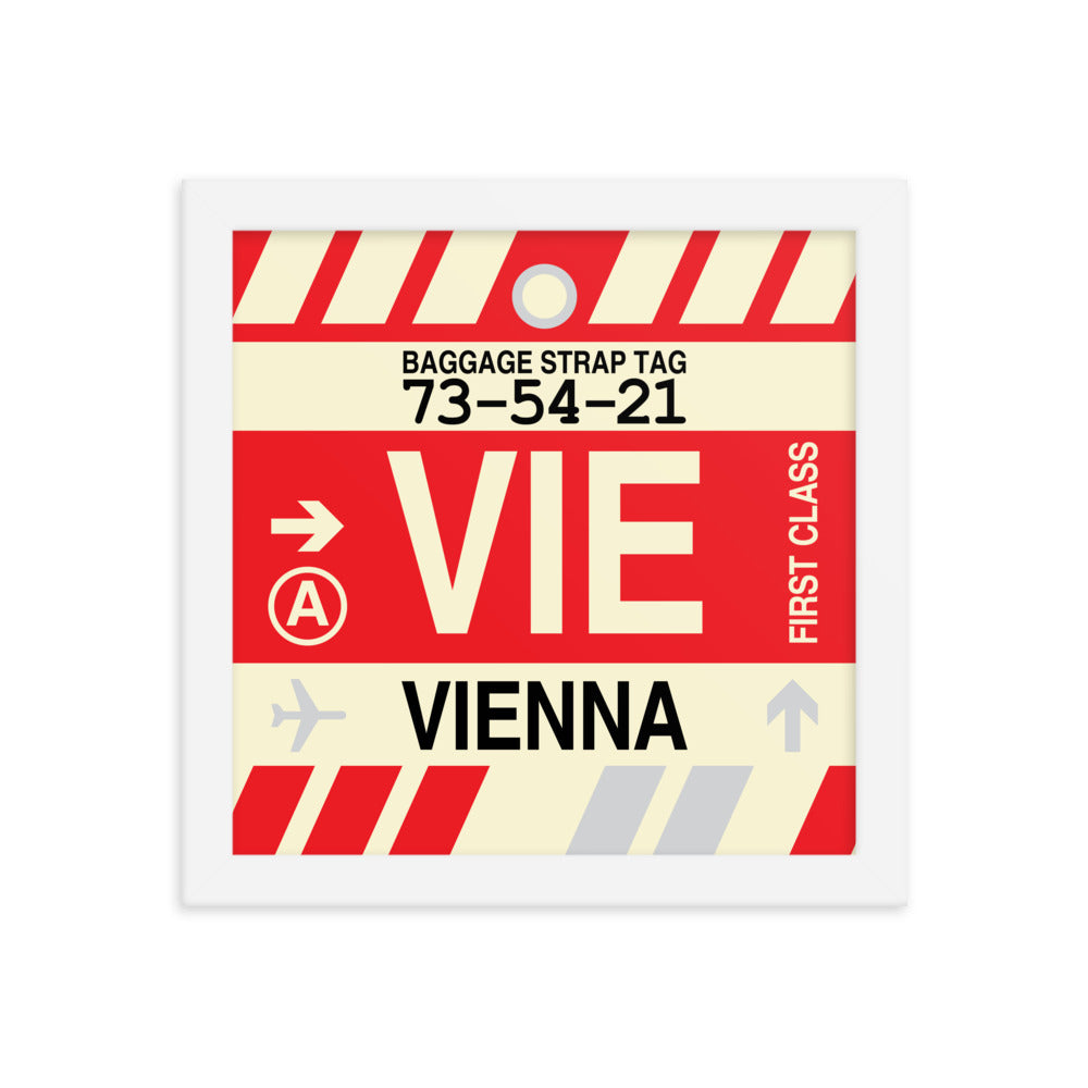 Travel-Themed Framed Print • VIE Vienna • YHM Designs - Image 11