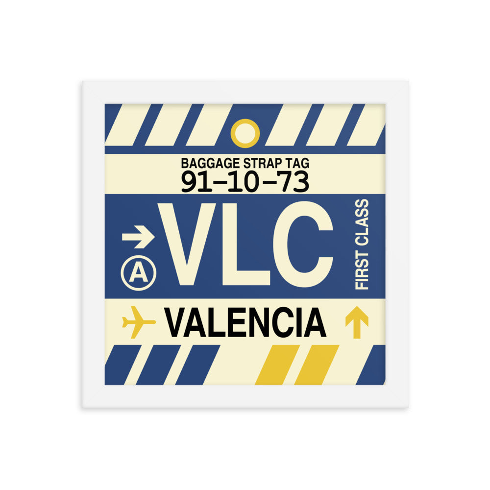 Travel-Themed Framed Print • VLC Valencia Souvenir • YHM Designs - Image 11
