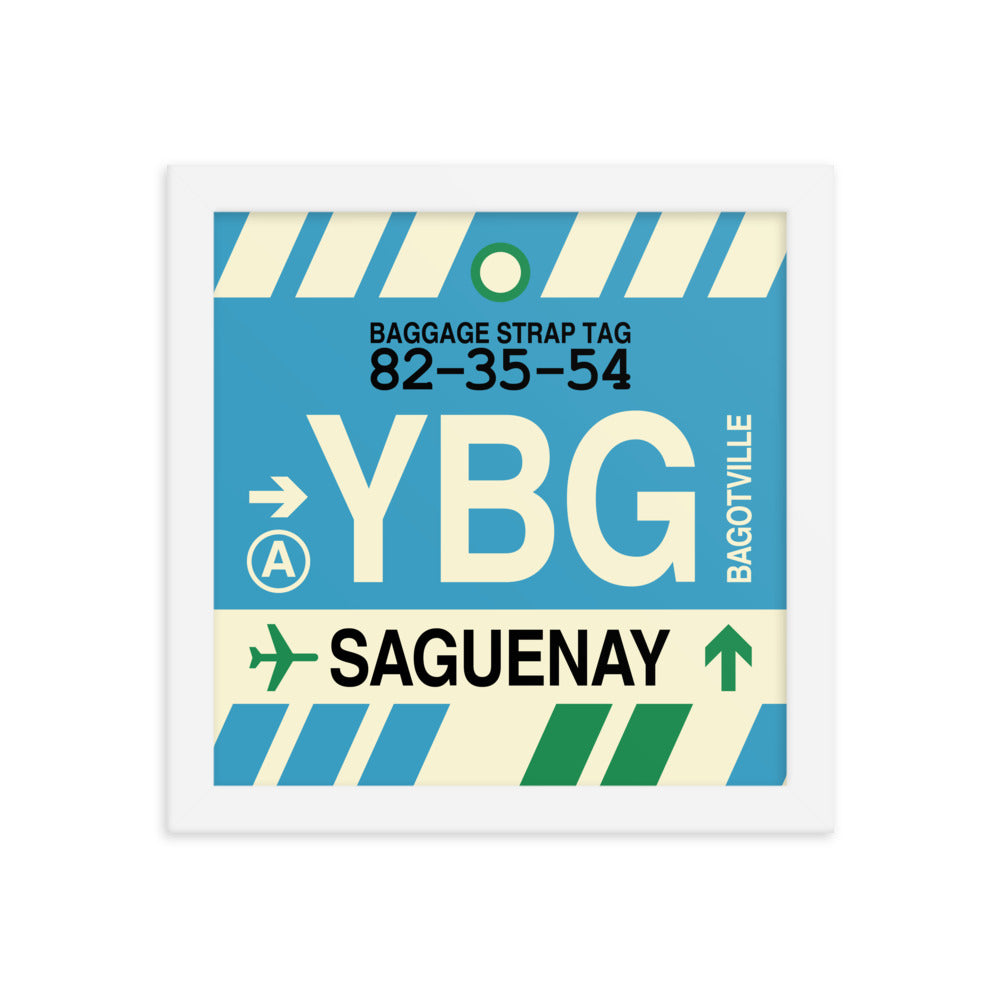 Travel-Themed Framed Print • YBG Saguenay • YHM Designs - Image 11
