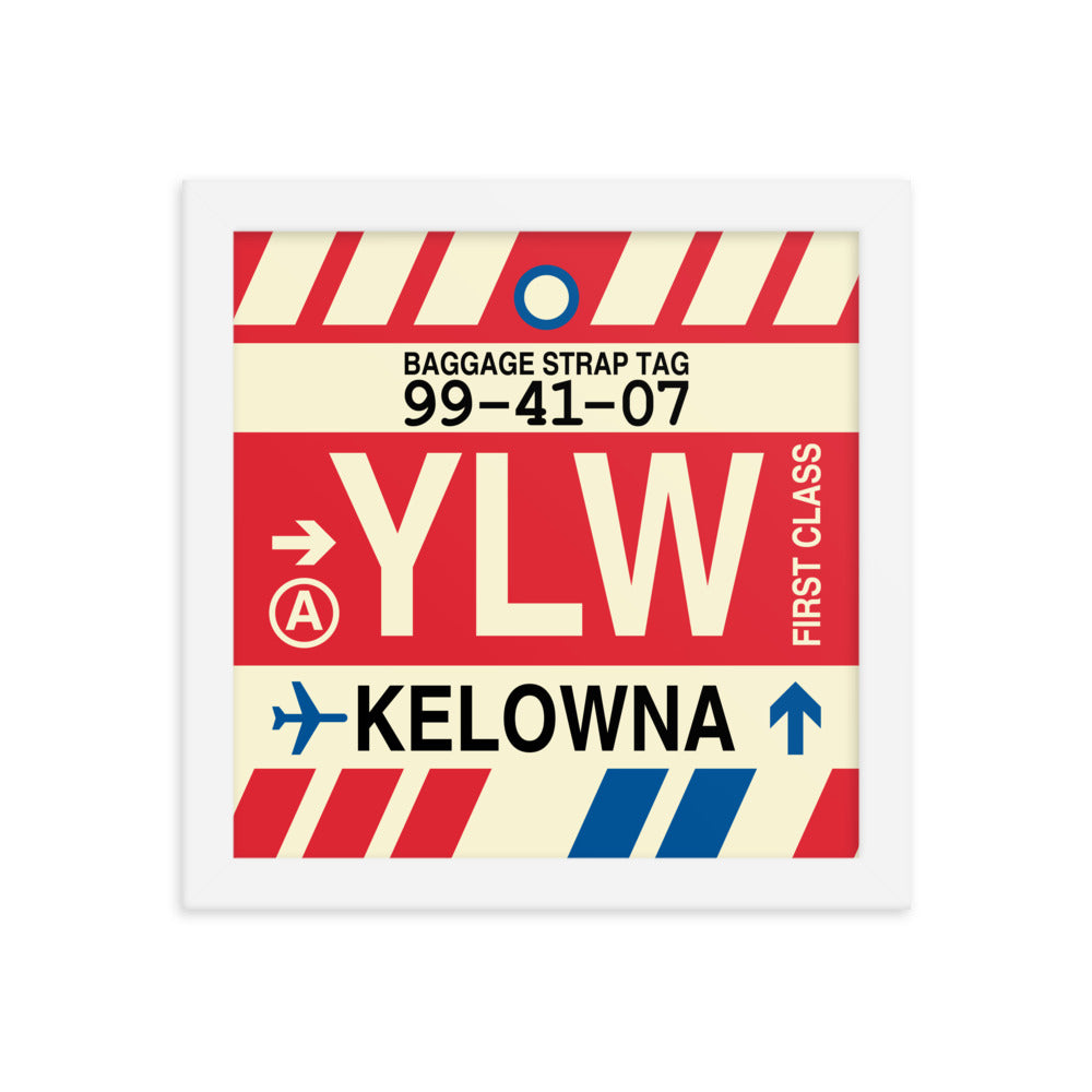 Travel-Themed Framed Print • YLW Kelowna • YHM Designs - Image 11