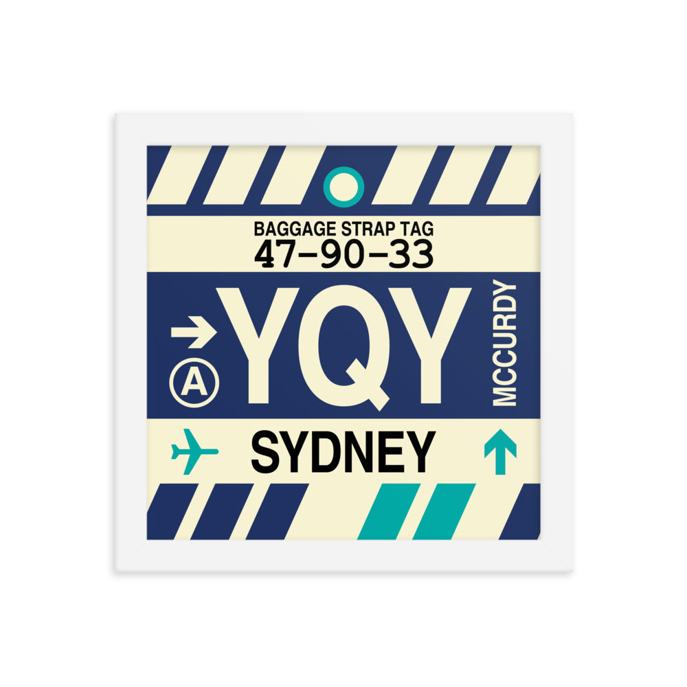 Travel-Themed Framed Print • YQY Sydney • YHM Designs - Image 11