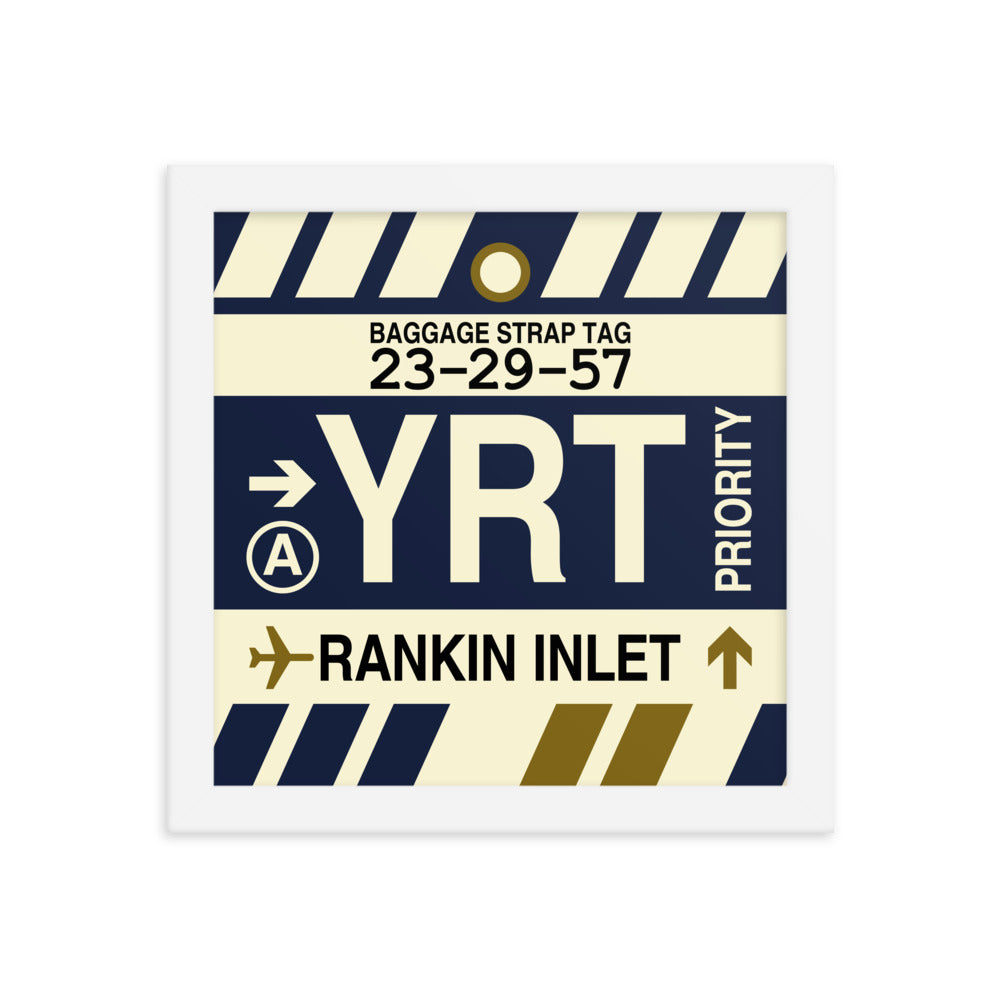 Travel-Themed Framed Print • YRT Rankin Inlet Souvenir • YHM Designs - Image 11