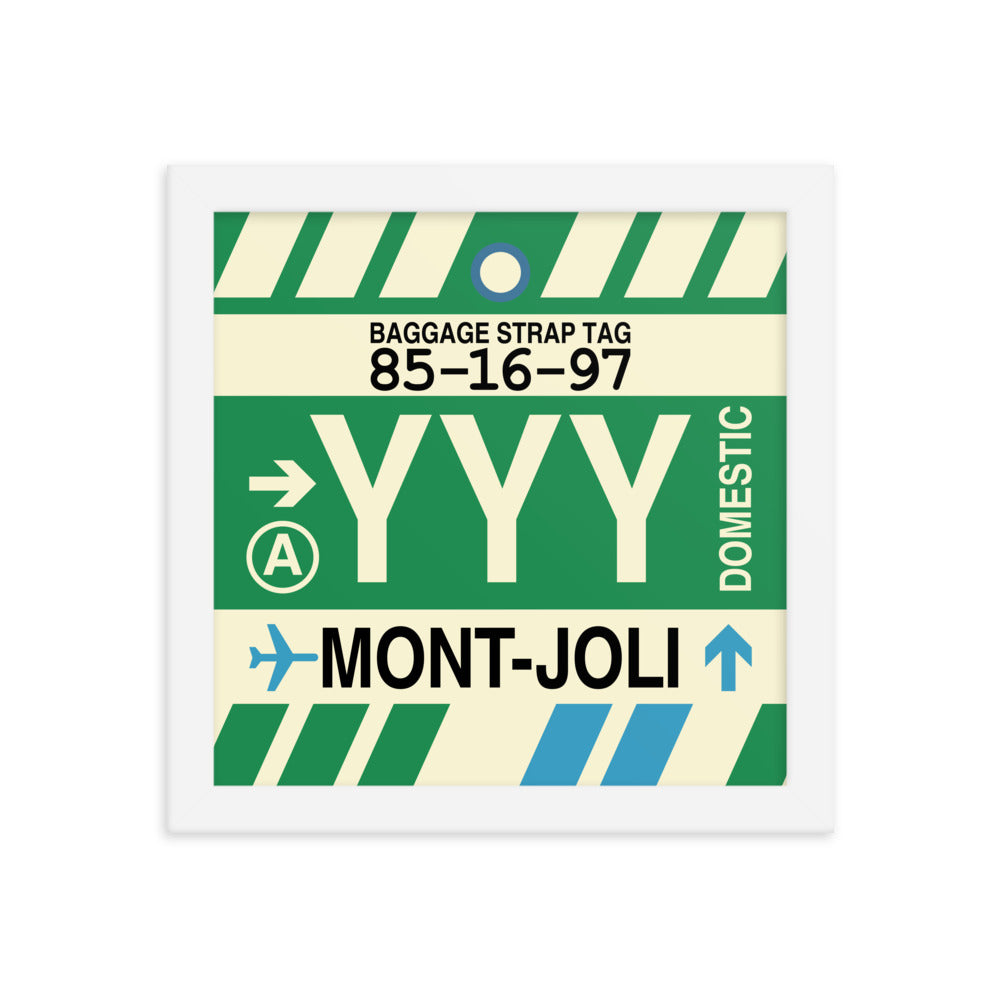 Travel-Themed Framed Print • YYY Mont-Joli • YHM Designs - Image 11