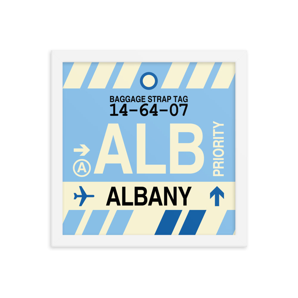 Travel-Themed Framed Print • ALB Albany Souvenir • YHM Designs - Image 12
