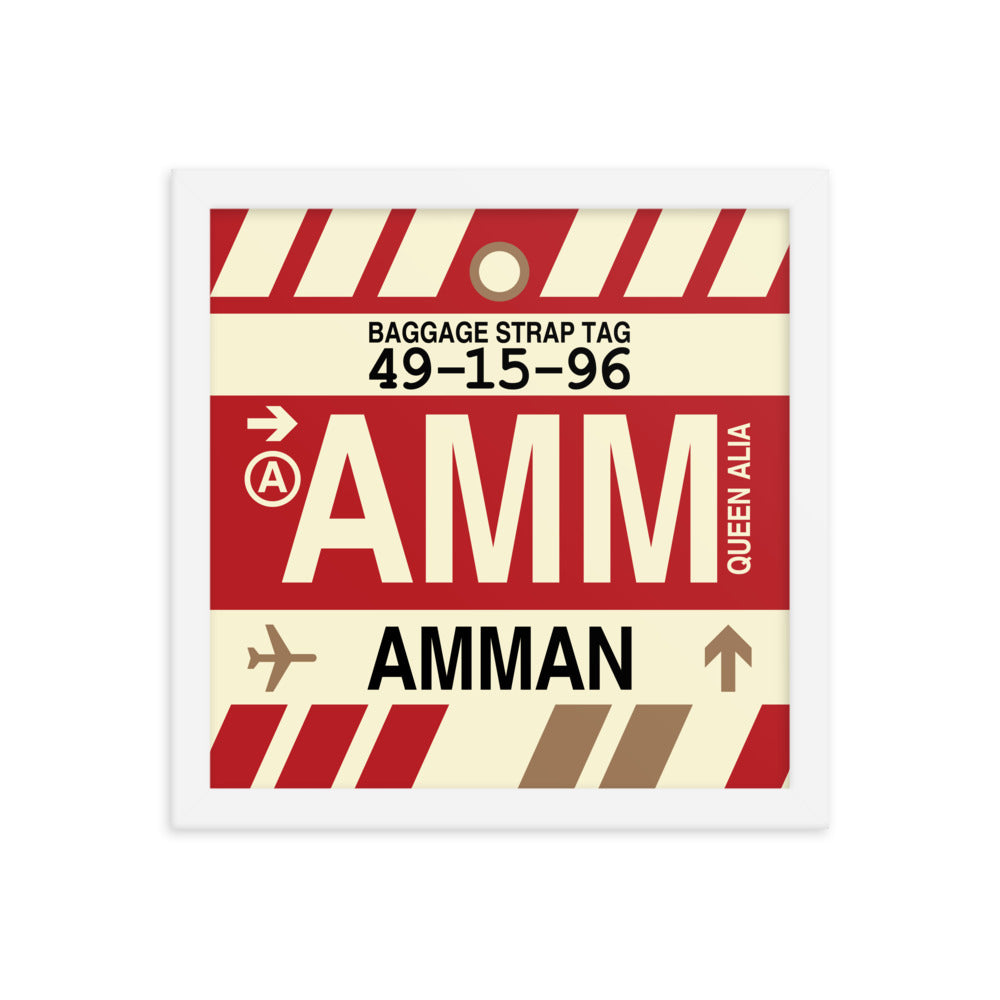 Travel-Themed Framed Print • AMM Amman • YHM Designs - Image 12