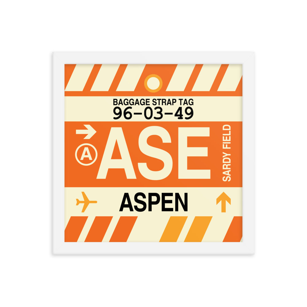 Travel-Themed Framed Print • ASE Aspen Souvenir • YHM Designs - Image 12