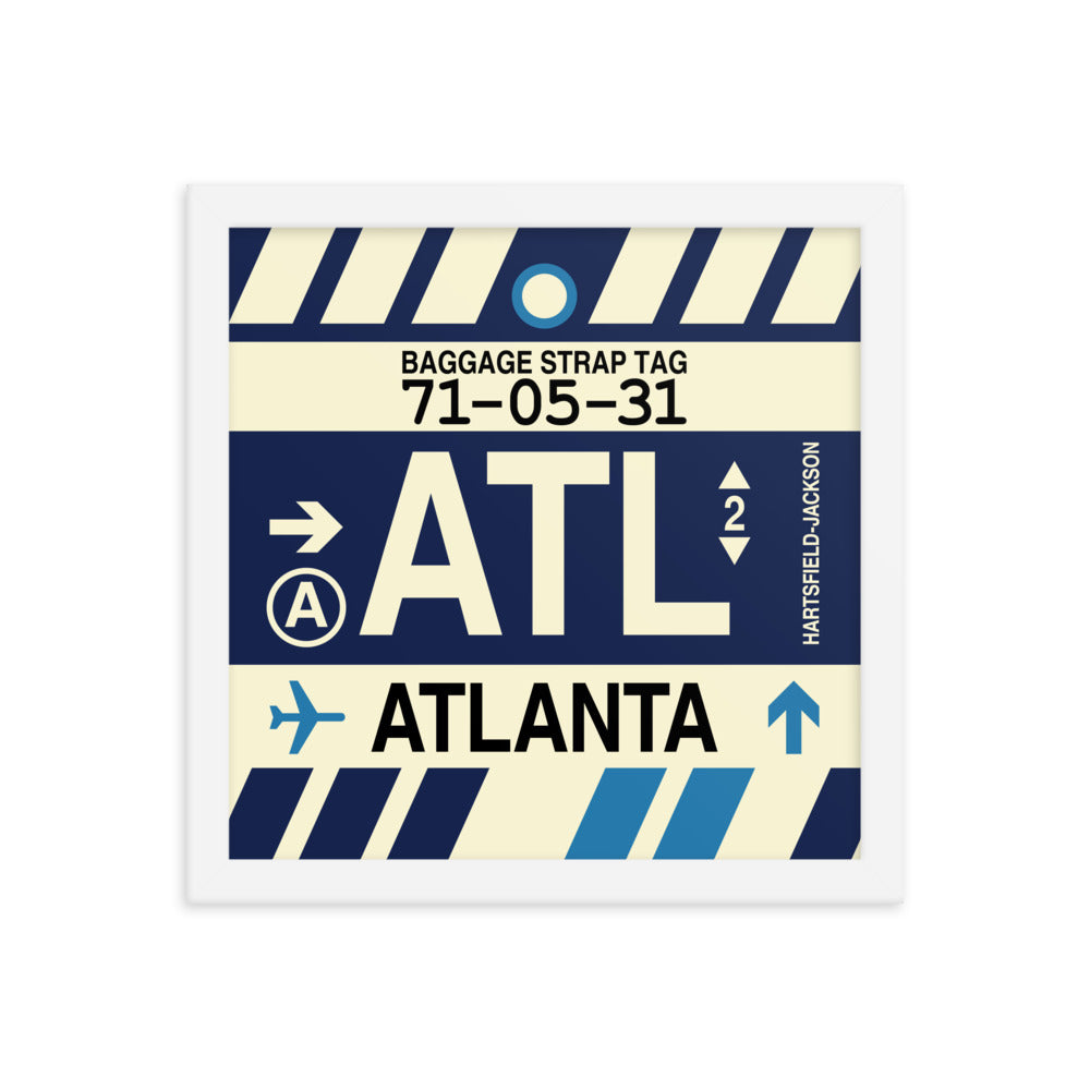 Travel-Themed Framed Print • ATL Atlanta • YHM Designs - Image 12