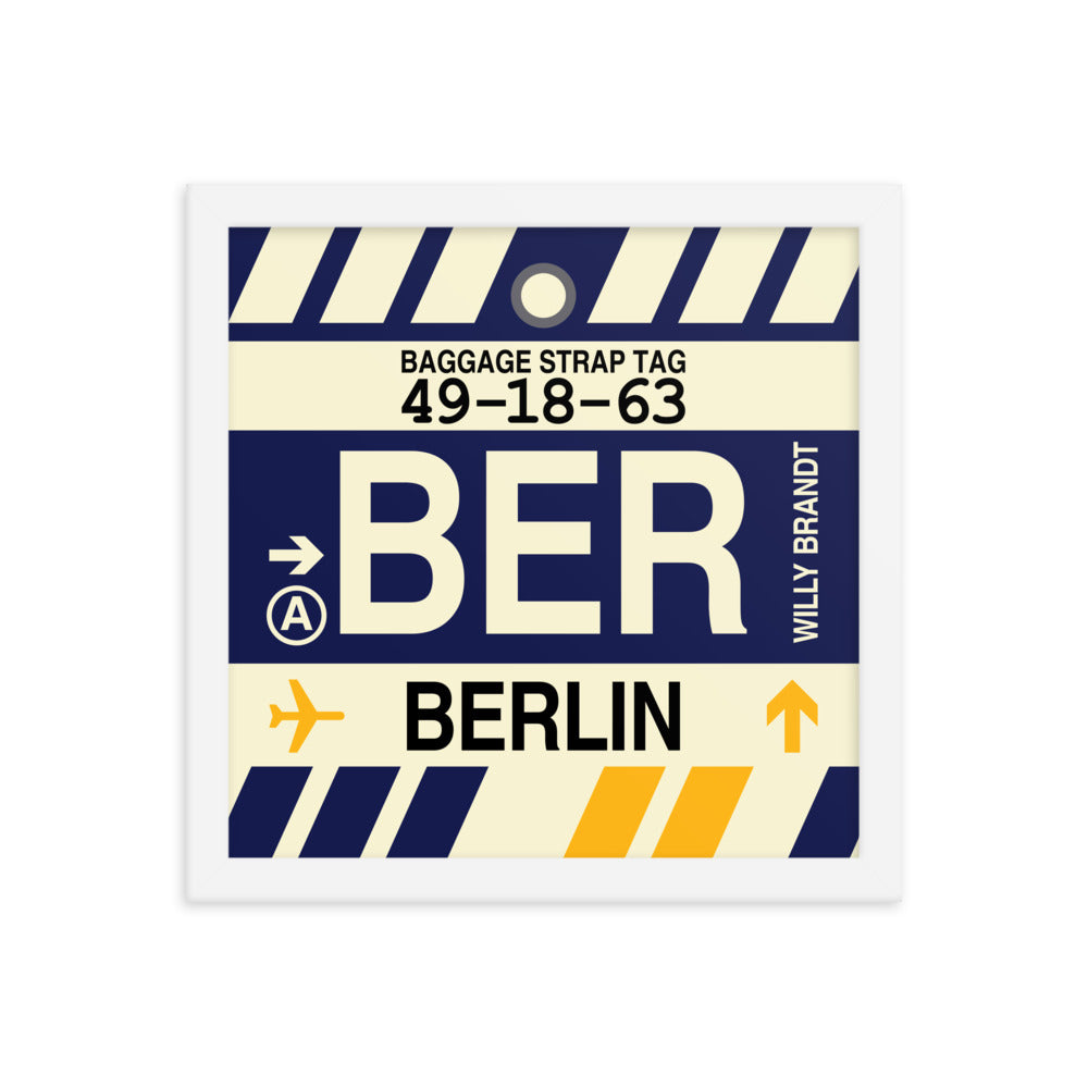 Travel-Themed Framed Print • BER Berlin Souvenir • YHM Designs - Image 12