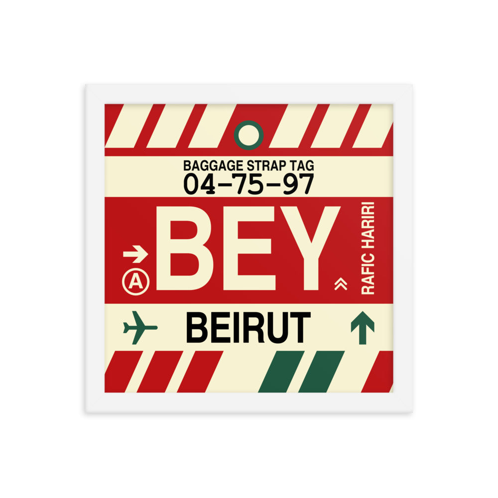 Travel-Themed Framed Print • BEY Beirut • YHM Designs - Image 12