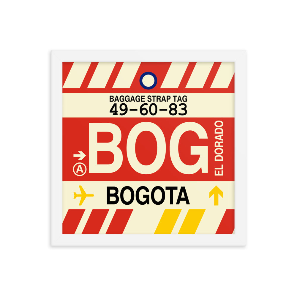 Travel-Themed Framed Print • BOG Bogota • YHM Designs - Image 12