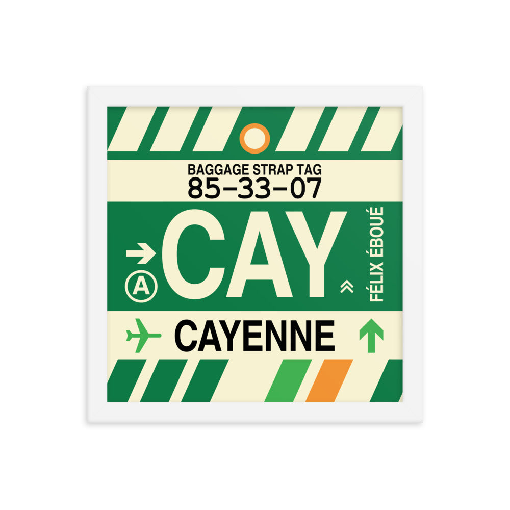 Travel-Themed Framed Print • CAY Cayenne Souvenir • YHM Designs - Image 12