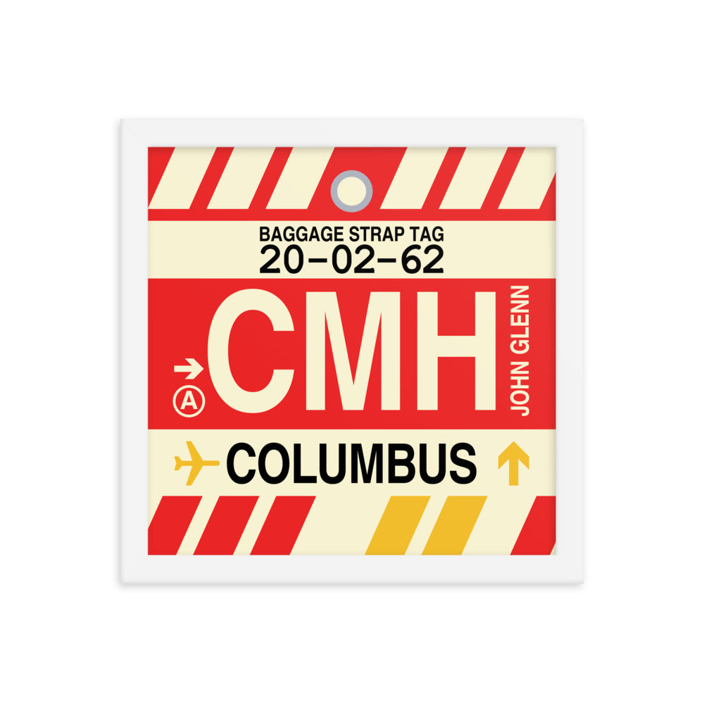 Travel-Themed Framed Print • CMH Columbus Souvenir • YHM Designs - Image 12